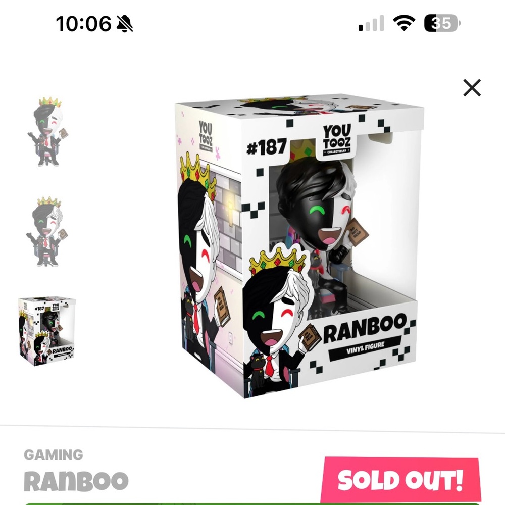 Ranboo Youtooz Vinyl Figure
